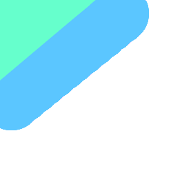 2 coloured bars. One of them is teal, and one of them is blue.